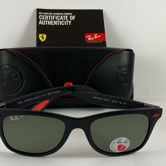 Ray - Ban RB4195M Ferrari Edition - Brand New - Authentic - Picture 10 of 12